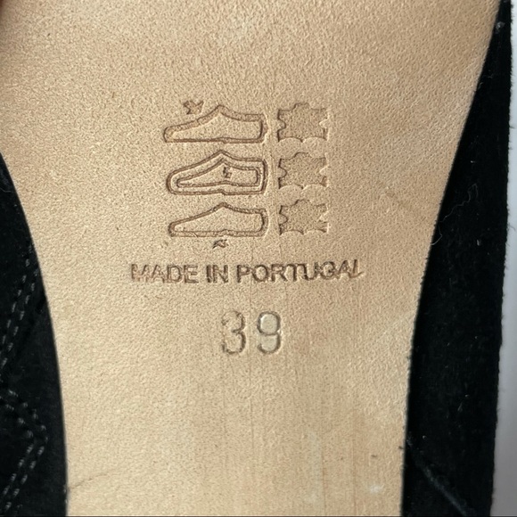 Emerson Fry Black Suede Platform Stiletto Ankle Bootie - Picture 7 of 11